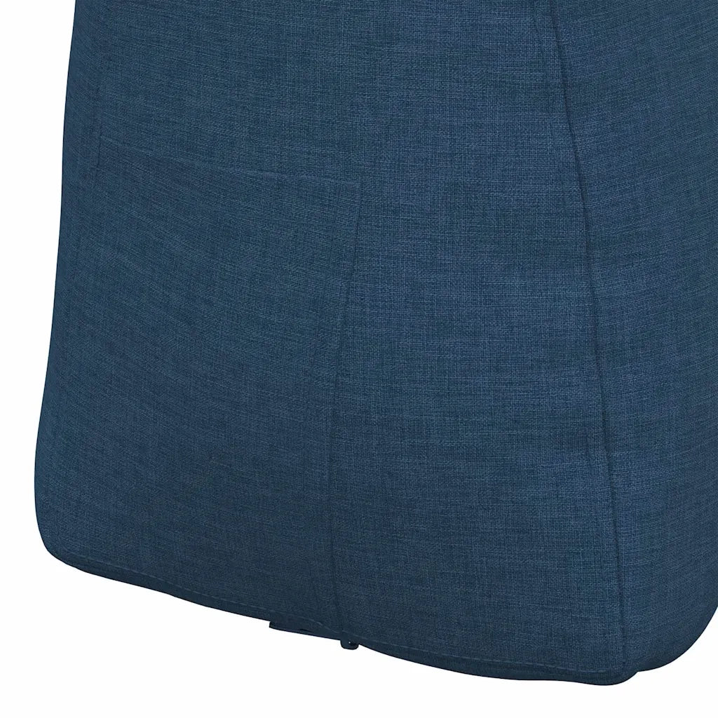 Cuscino per Schiena Blu 45 x 24 x 50 cm Tessuto 42014362