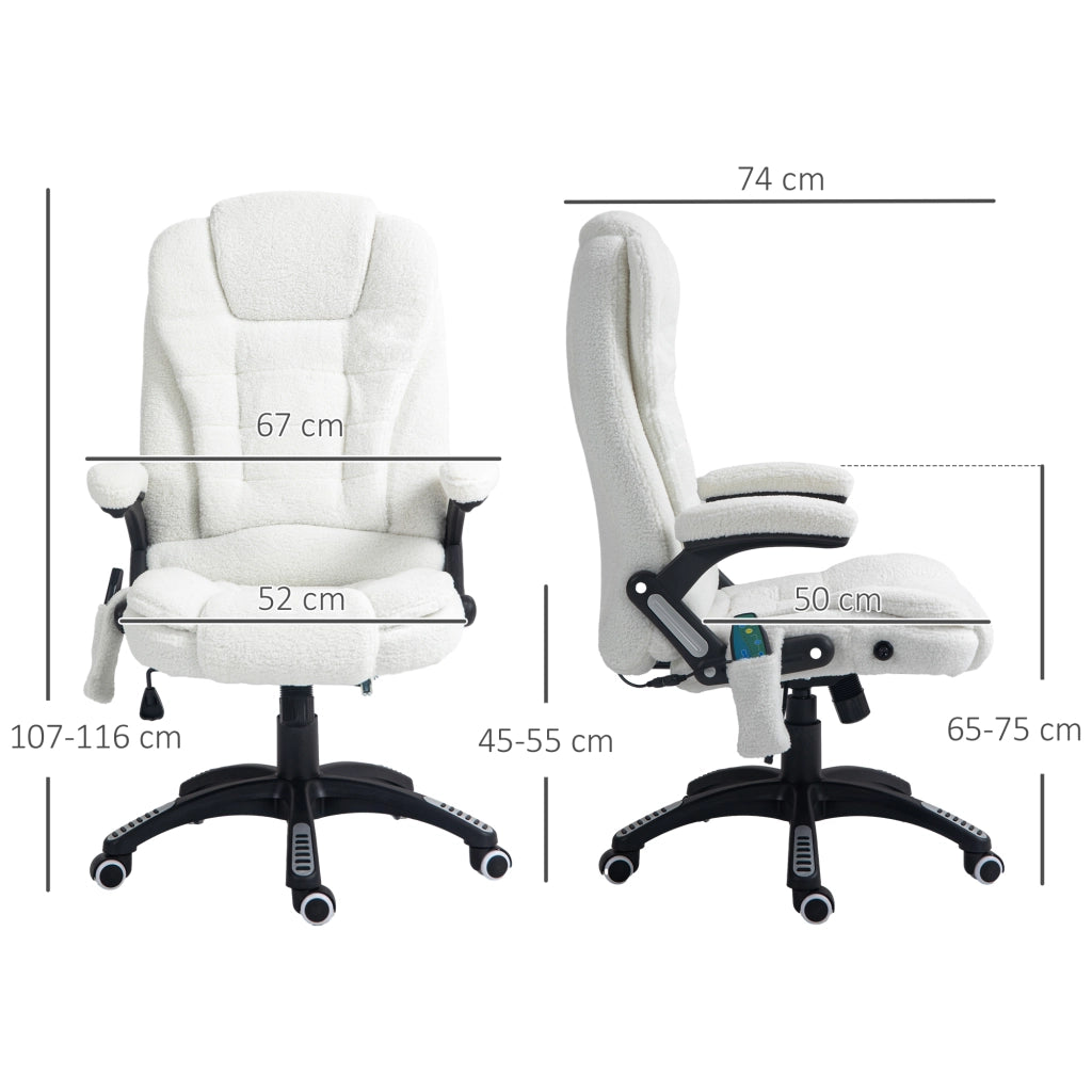 Poltrona massaggiante e riscaldante per ufficio ¨C Minimal ¨C Grigio