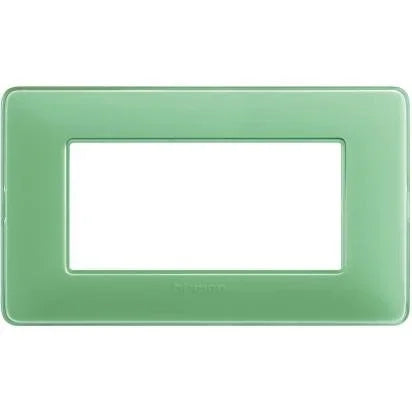 Placca Bticino Matix 4 moduli tè verde AM4804CVC