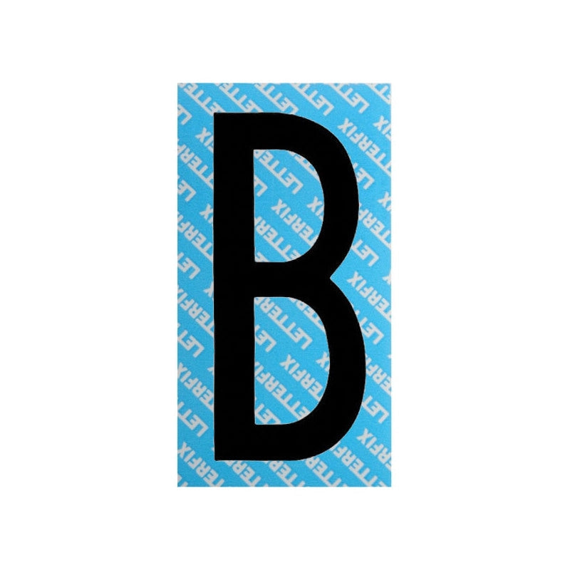 Lettera Adesiva Nera Serie T80 B Letterfix