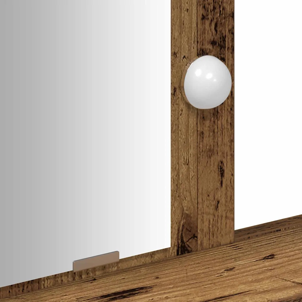 Tavolo da Trucco Marrone 79 x 41 x 140 cm Legno multistrato 865170