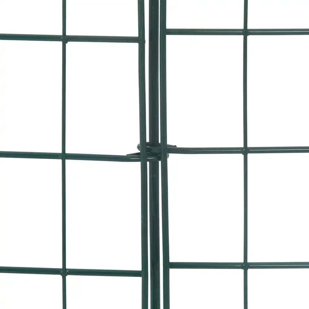 Set di Recinzione per Stagno 5 pz Verde 100 x 50 cm Acciaio