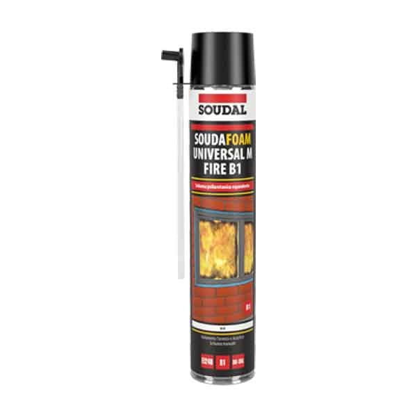 SCHIUMA POLIURETANICA ANTIFUOCO SOUDAL 750 ml - Manuale - SOUDAL