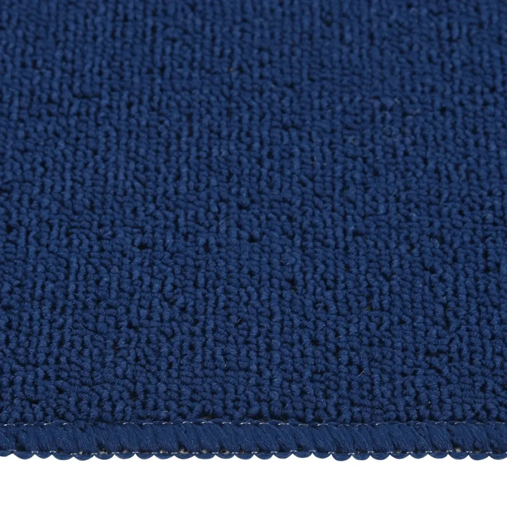 Tappetini per Scale 15 pz 60x25cm Blu Antiscivolo Rettangolari 340398