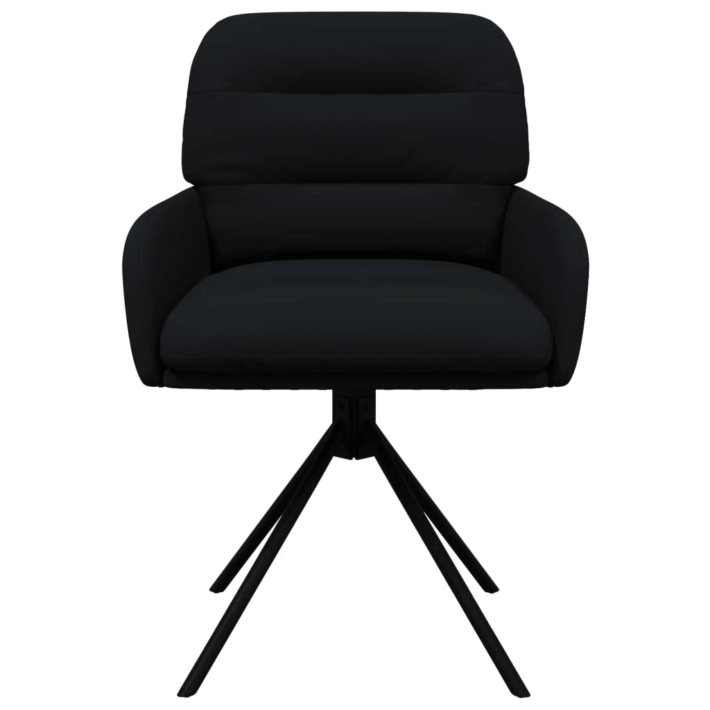 Sedie da pranzo girevoli 4 pz Similpelle Nero 59 x 59,5 x 90 cm 3428257