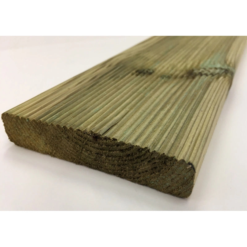 Tavole in legno impregnato zigrinate 30 pezzi sezione 2,8x11,5 cm lunghezza 300 cm per pavimentazioni e rivestimenti - Esterni da Vivere