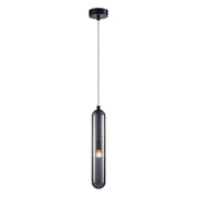 Lampada a sospensione PAX nera vetro G9 Milagro ML0337