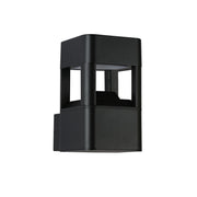 Applique esterna moderna cubo nero LED 10W Italux Foleda
