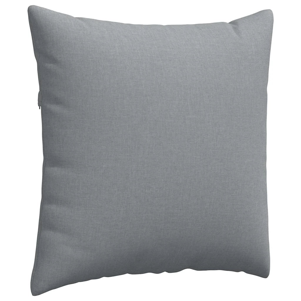 Cuscini da Divano 2 pcs Grigio chiaro 60 x 60 cm Tessuto 42013997