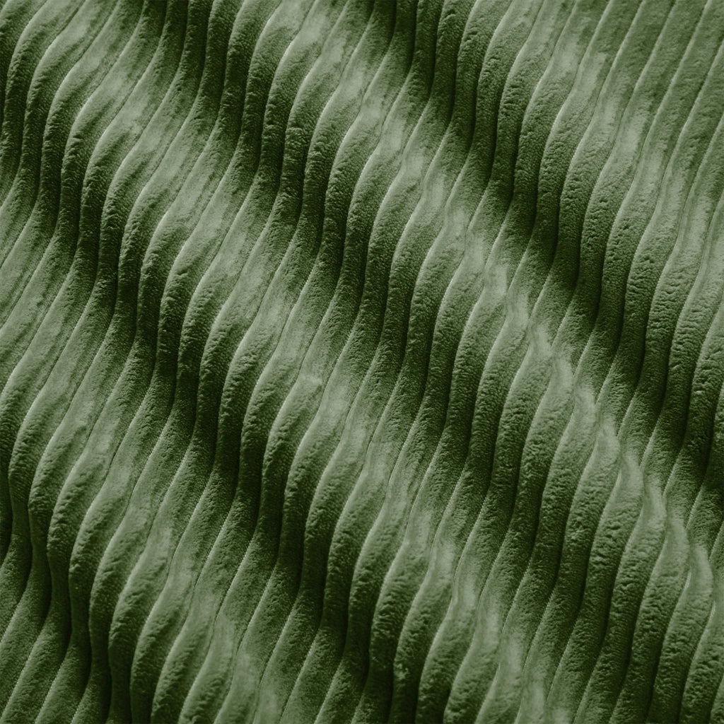 divano angolare modulare con design ergonomico e base antiscivolo in velluto a coste verde