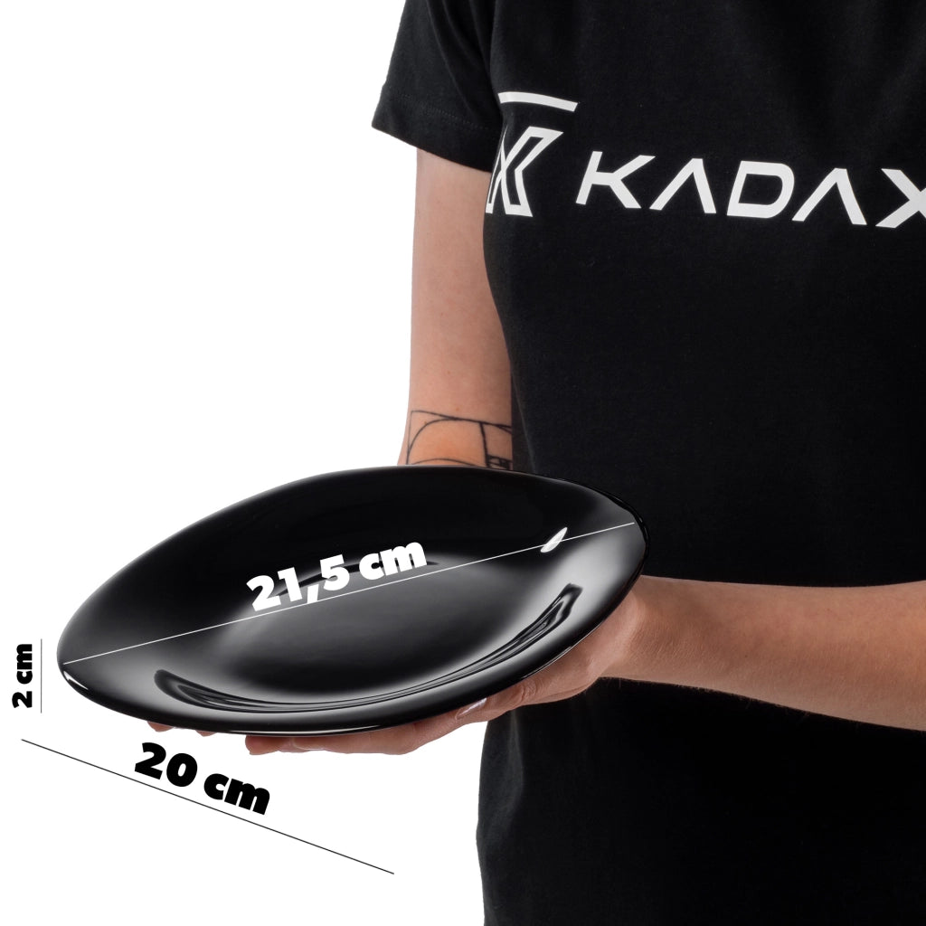 Set di 3 piatti KADAX neri