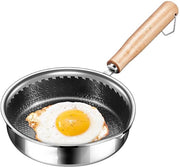Piatto per Frittelle 13 cm - Mini Piatto per Frittelle - Piatto in Ottone - Smalto Antiscivolo - Sostenibile - Maniglia Solida - Piatto per Uova