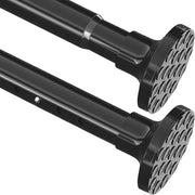 Stang per tenda doccia telescopica nera, diametro 32 mm, larghezza 90-140 cm.