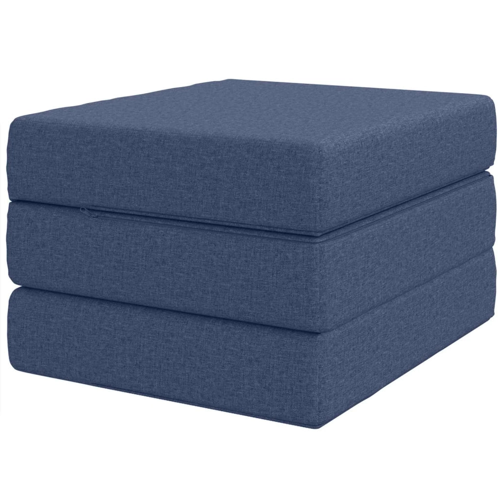 Divano Letto Pieghevole 90 x 63 x 45 cm Blu 900153