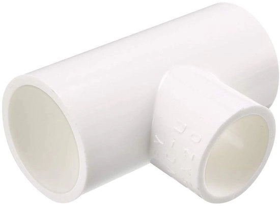 Flessibile T-stub - 25mm x 25mm x 20mm - T-connessione 3 vie - PVC - Duraturo - Installazione senza attrezzi - T-stub