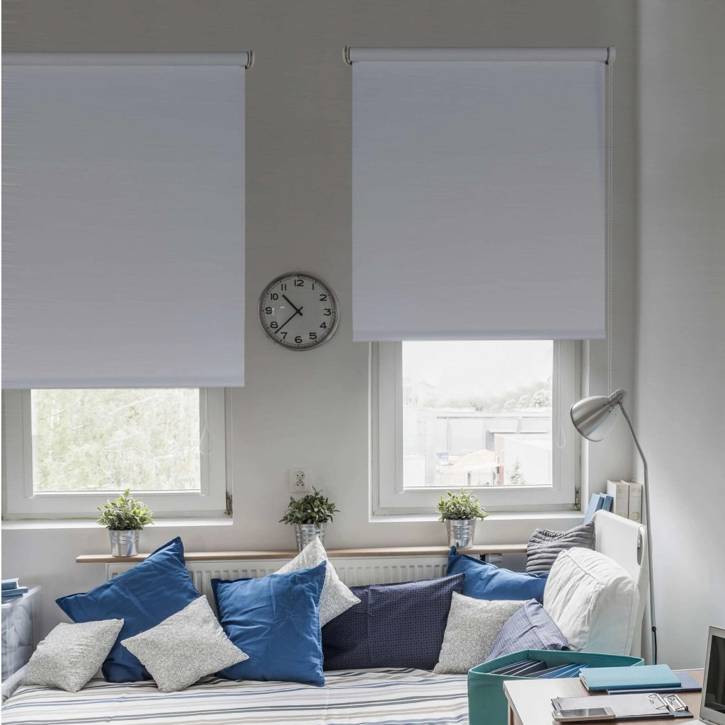 Tenda a rullo oscurante Moon Bianco 80x250 cm