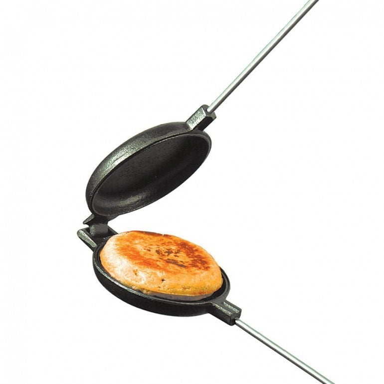 Round Pie Iron - Cast Iron