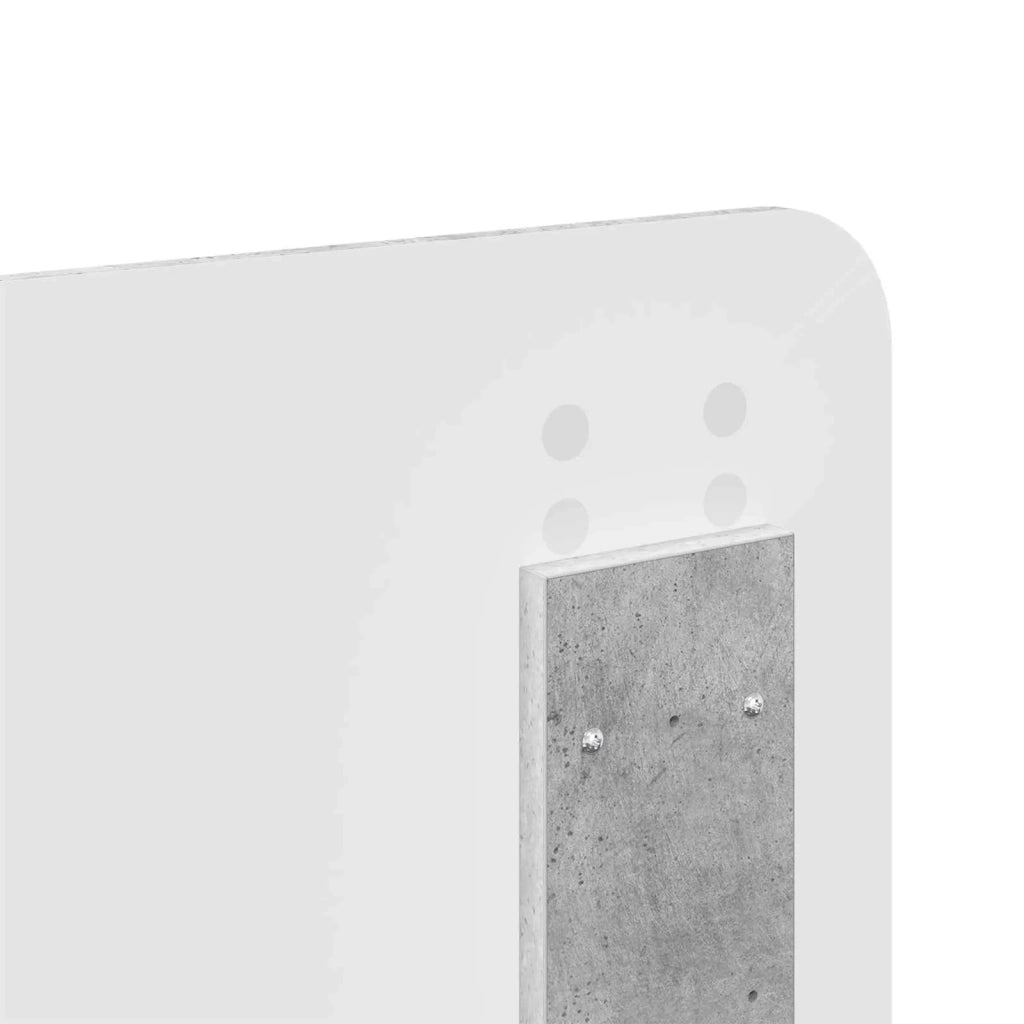 Testiera Grigio cemento Legno ingegnerizzato 887905
