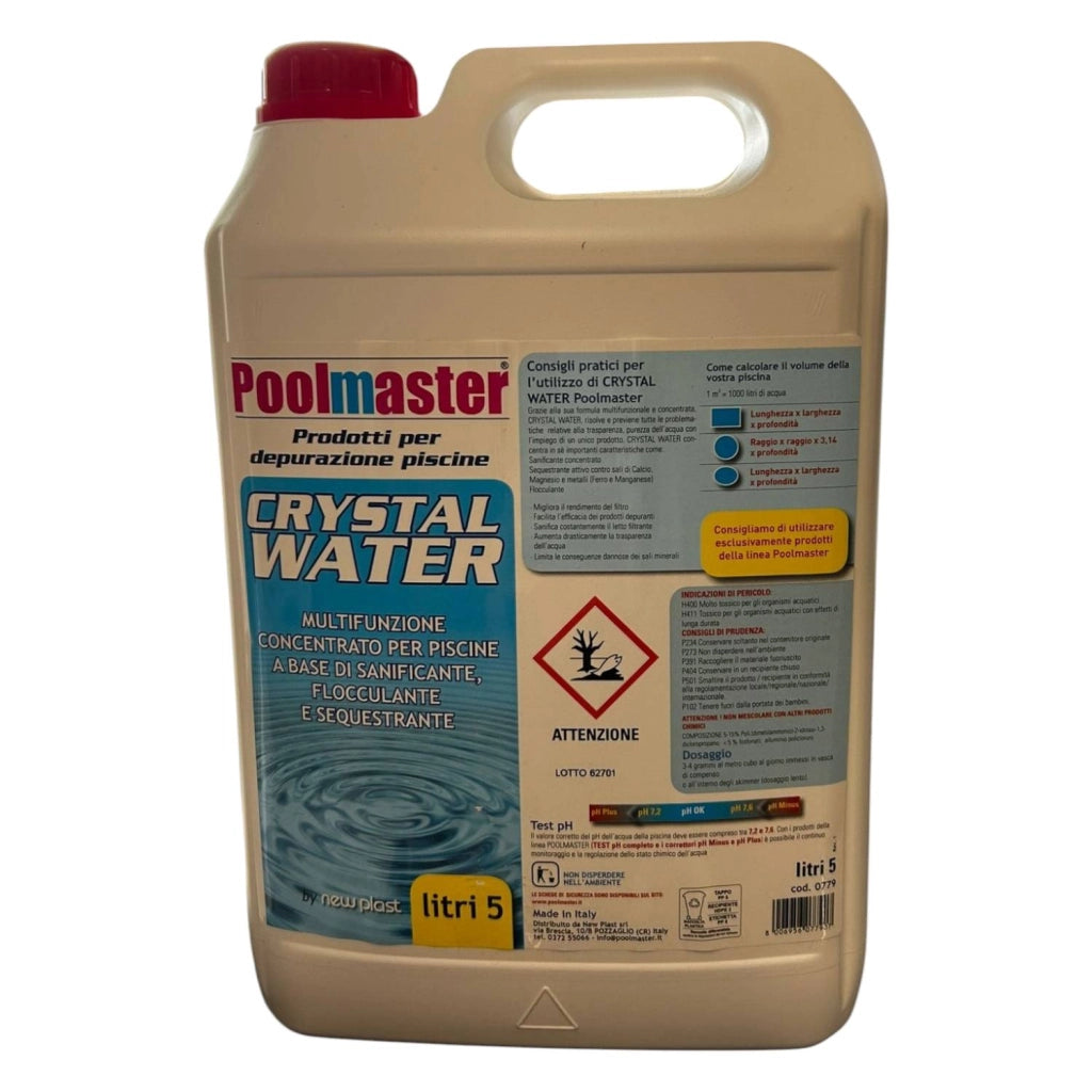 CRYSTAL WATER LT. 5 MULTIFUNZIONE CONCENTRATO PER PISCINE