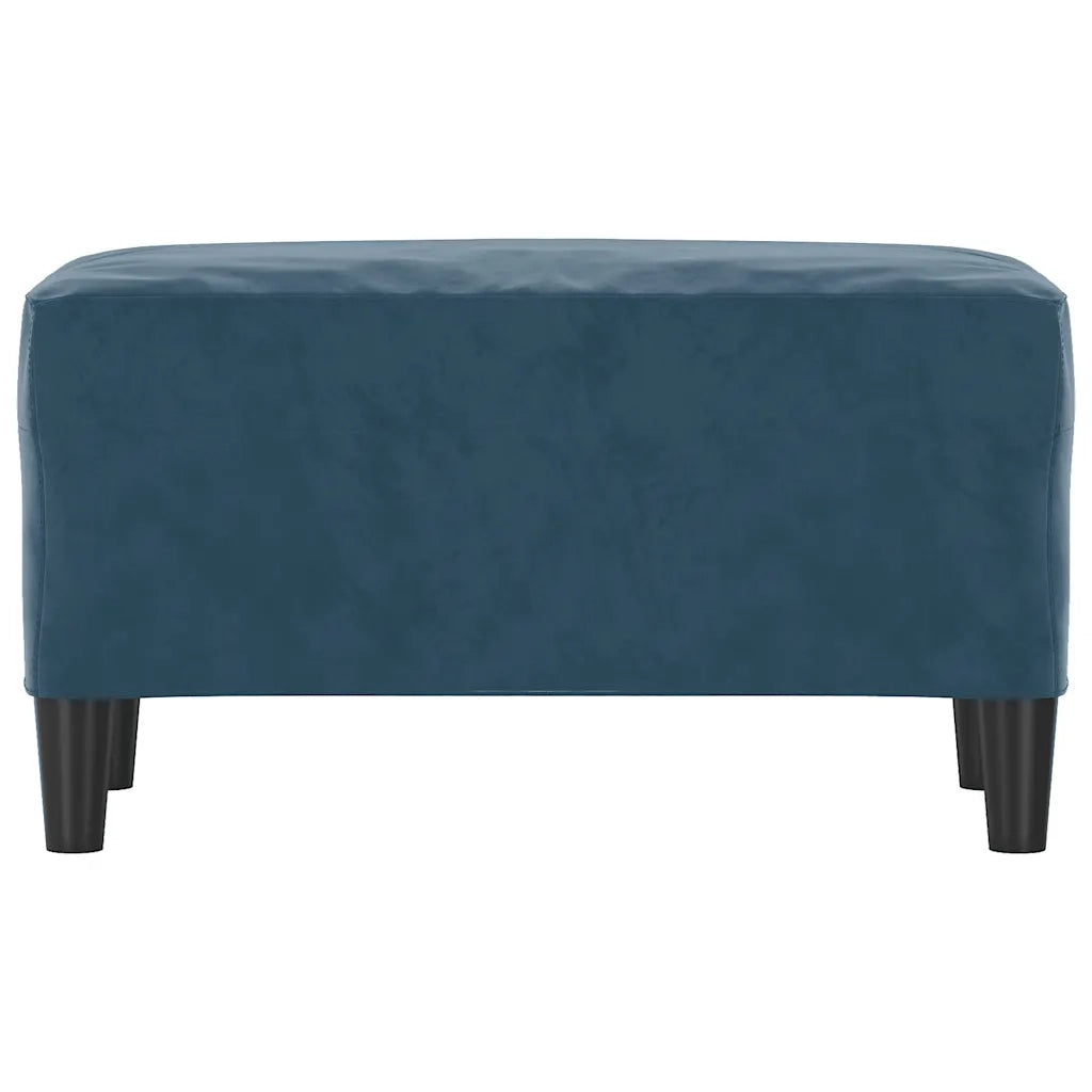 Panca Blu 70x35x41 cm in Velluto 349406