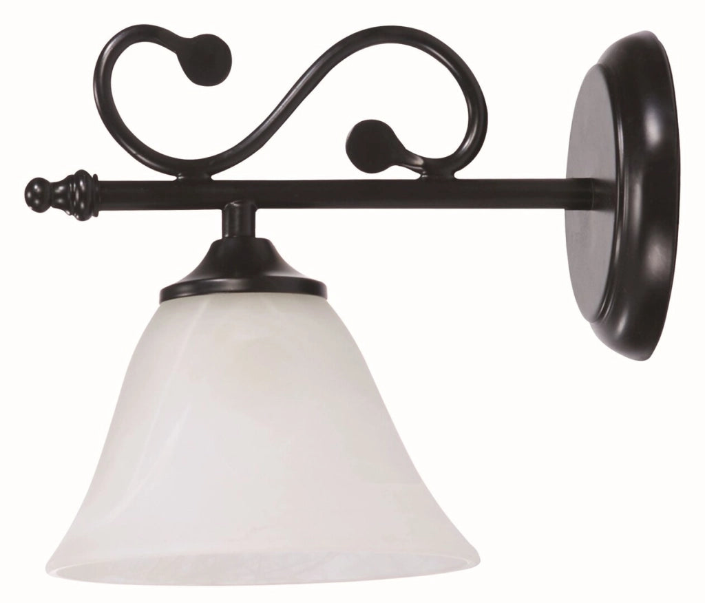 Applique classica nera opaca E14 Dorothea 7771 Rabalux