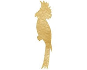 Broche di pappagallo hamerato - messinese dorato - accessorio unico