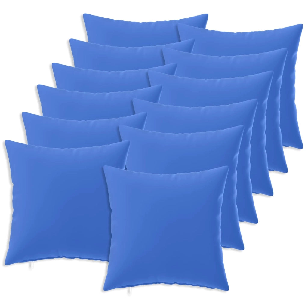 Federa 12 pcs HEERLEN Blu Reale 40 x 40 cm Poliestere 908562