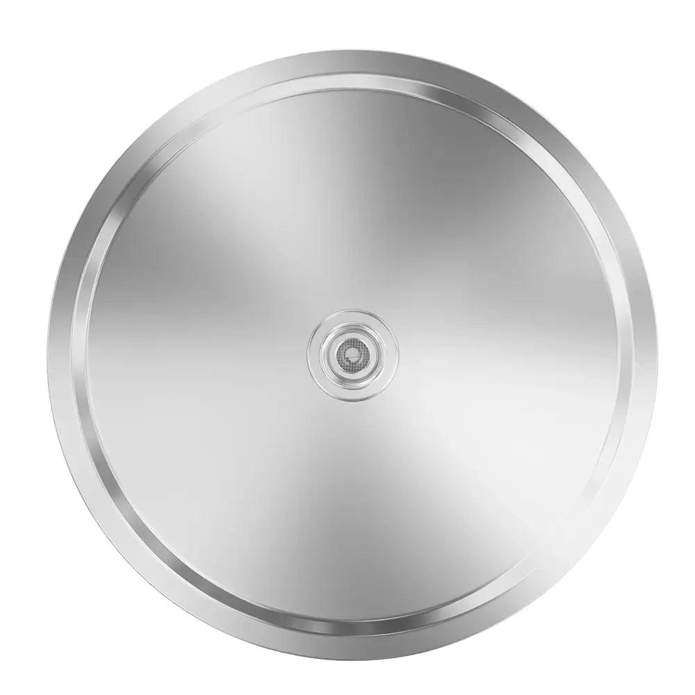 Set doccia cromato - Miscelatore incasso Greta con braccio e soffione slim 20 cm