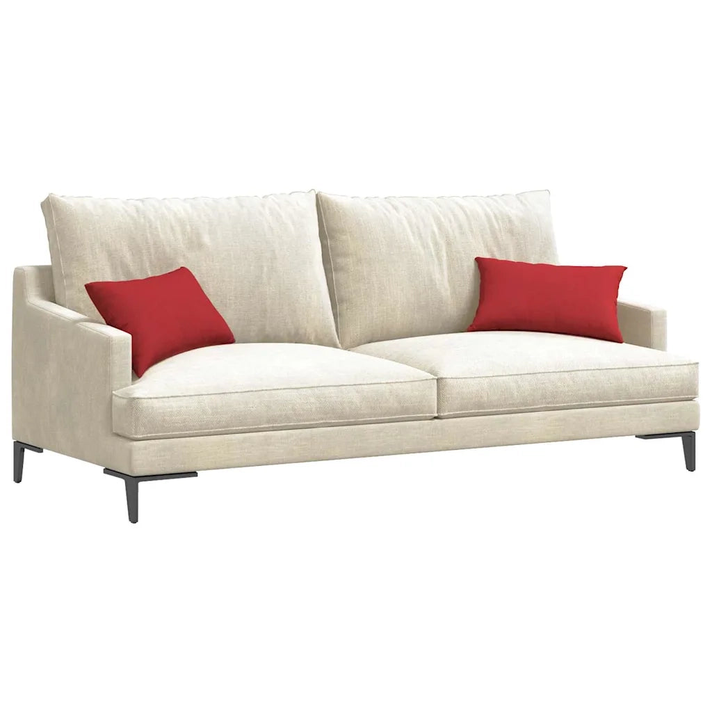 Cuscini da Divano 2 pcs Rosso 50 x 30 cm Tessuto 42013622