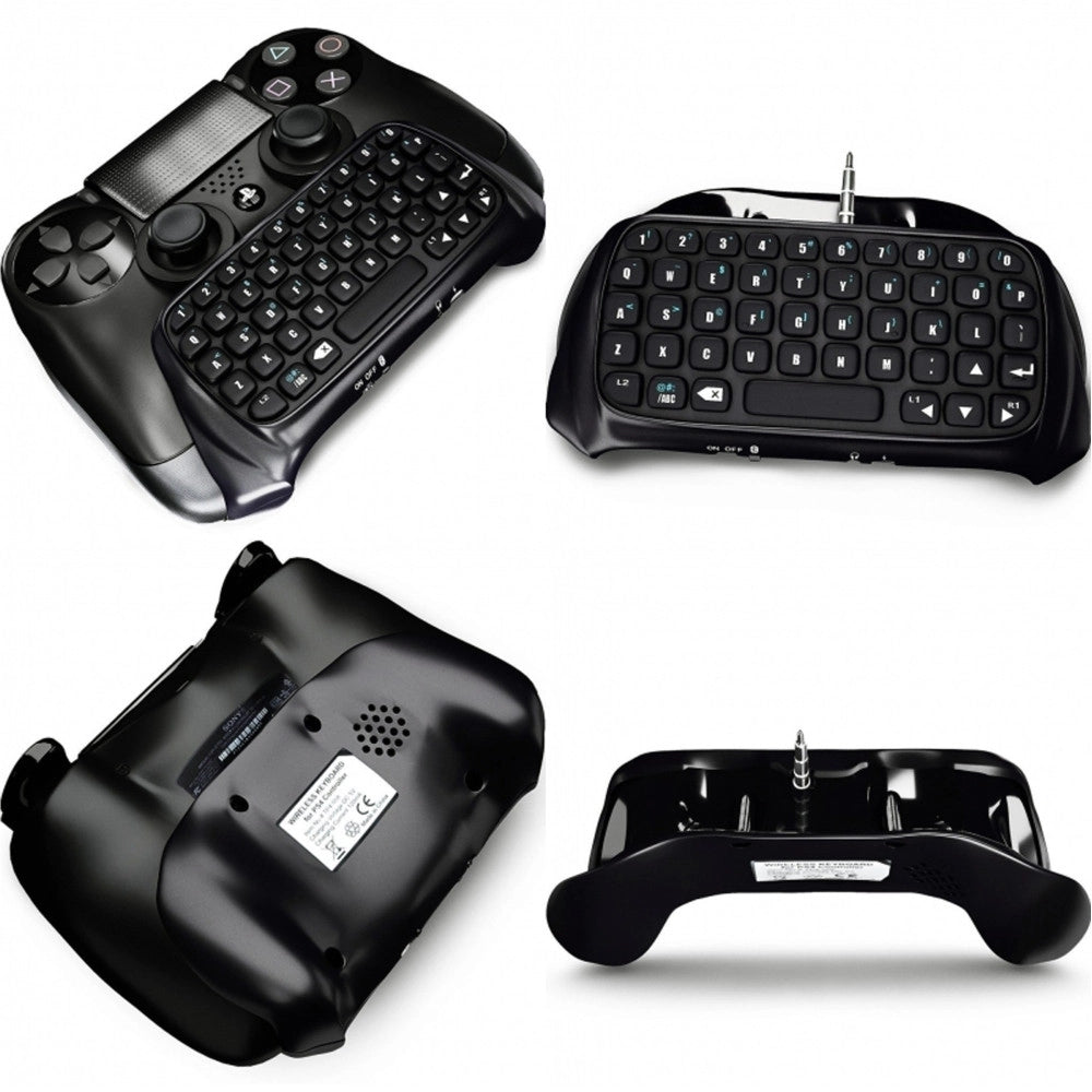 Trade Shop - Mini Tastiera Wireless Senza Fili Per Controller Dualshock Ps4 Slim Pro Qwerty -