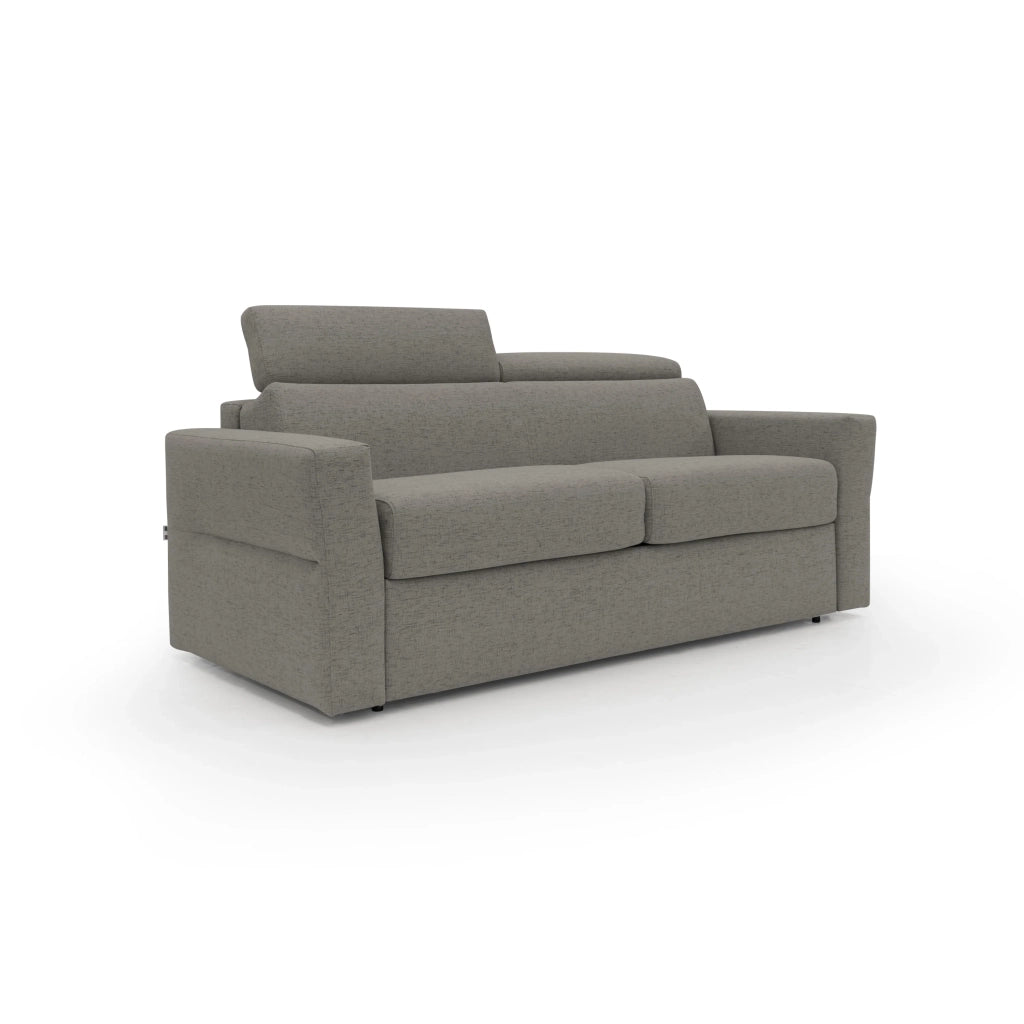 Avalon Divano letto con materasso H18 220 cm (mat. 160x197 cm) marrone