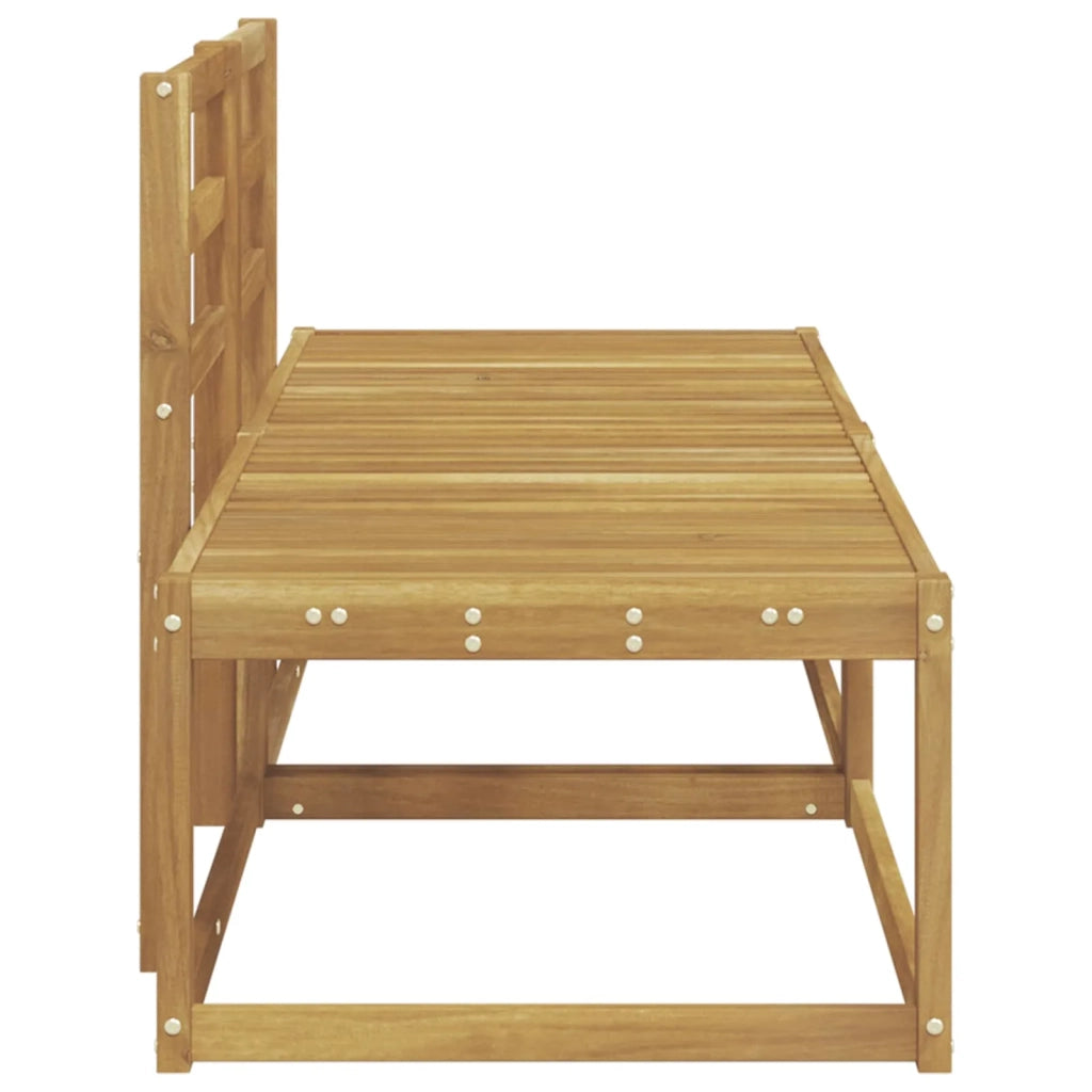 Divano da Esterno 2 Pezzo Bianco 182,5 x 63 x 73 cm 901482
