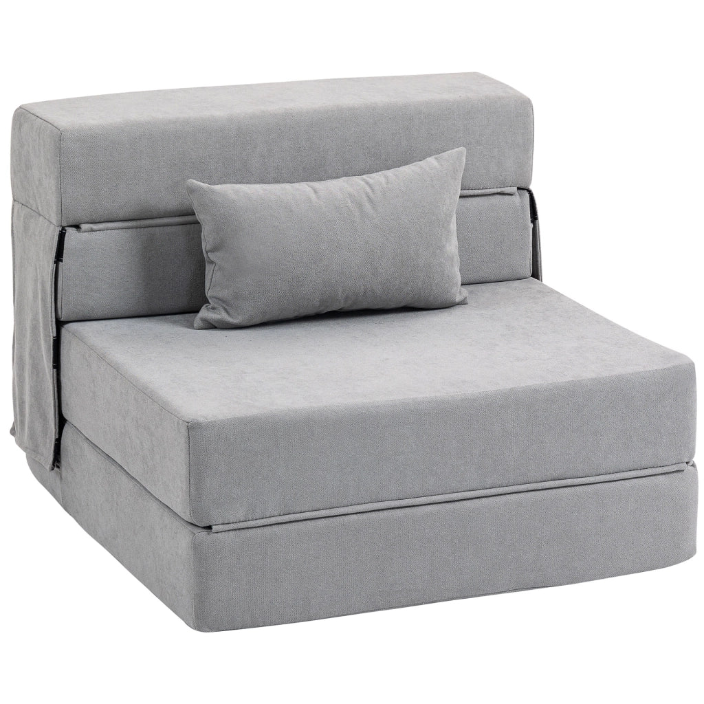 Divano letto ¨C Minimal ¨C tessuto chiaro