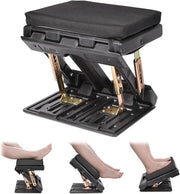 Sedile per gambe ergonomico regolabile con massaggio per ufficio e casa - Altezza e angolo regolabili (Antracite)