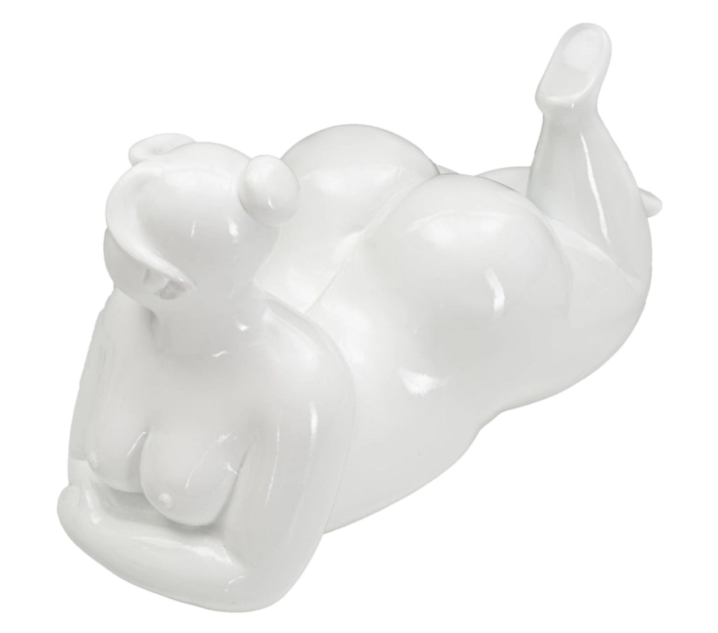 Statua raffiguarnte donna 32x12,5x16cm DONNINA YOGA RELAX