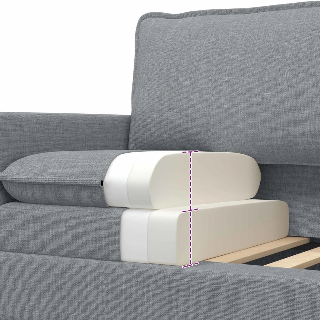 Divano Grigio chiaro 126 x 81 x 87,5 cm 42028789