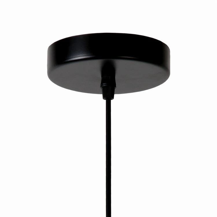 Lampada a sospensione Lucide Mesh Ø28 nera E27 60W