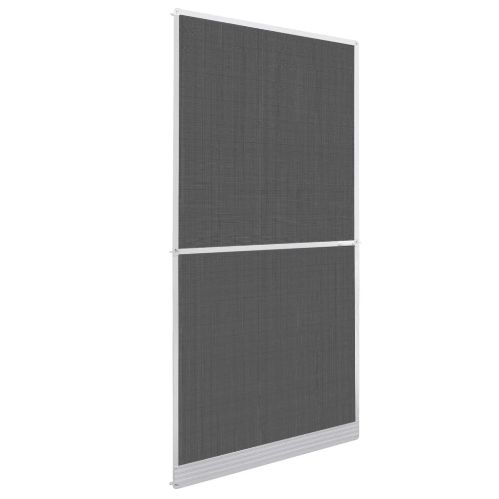 Schermo Insetti a Battente Bianco e Nero 100 x 215 cm 42047047
