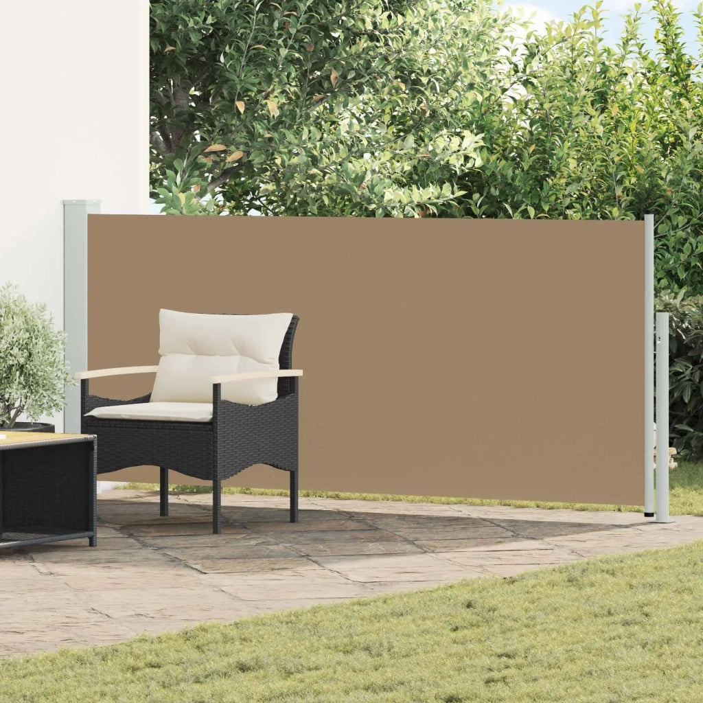 Tenda da Sole | Tenda laterale retrattile Tortora 300 x 120 cm Poliestere