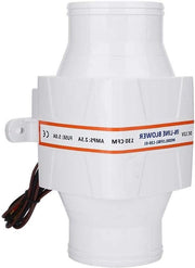 Ventilatore Inline da 75 mm per Barche, Edifici e Caravan - Circolazione dell'Aria Silenziosa e Efficiente