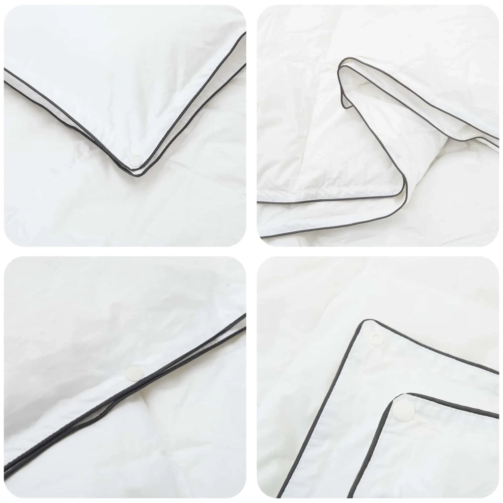 Set di Piumoni 3 pz Bianco Bambù 3432539