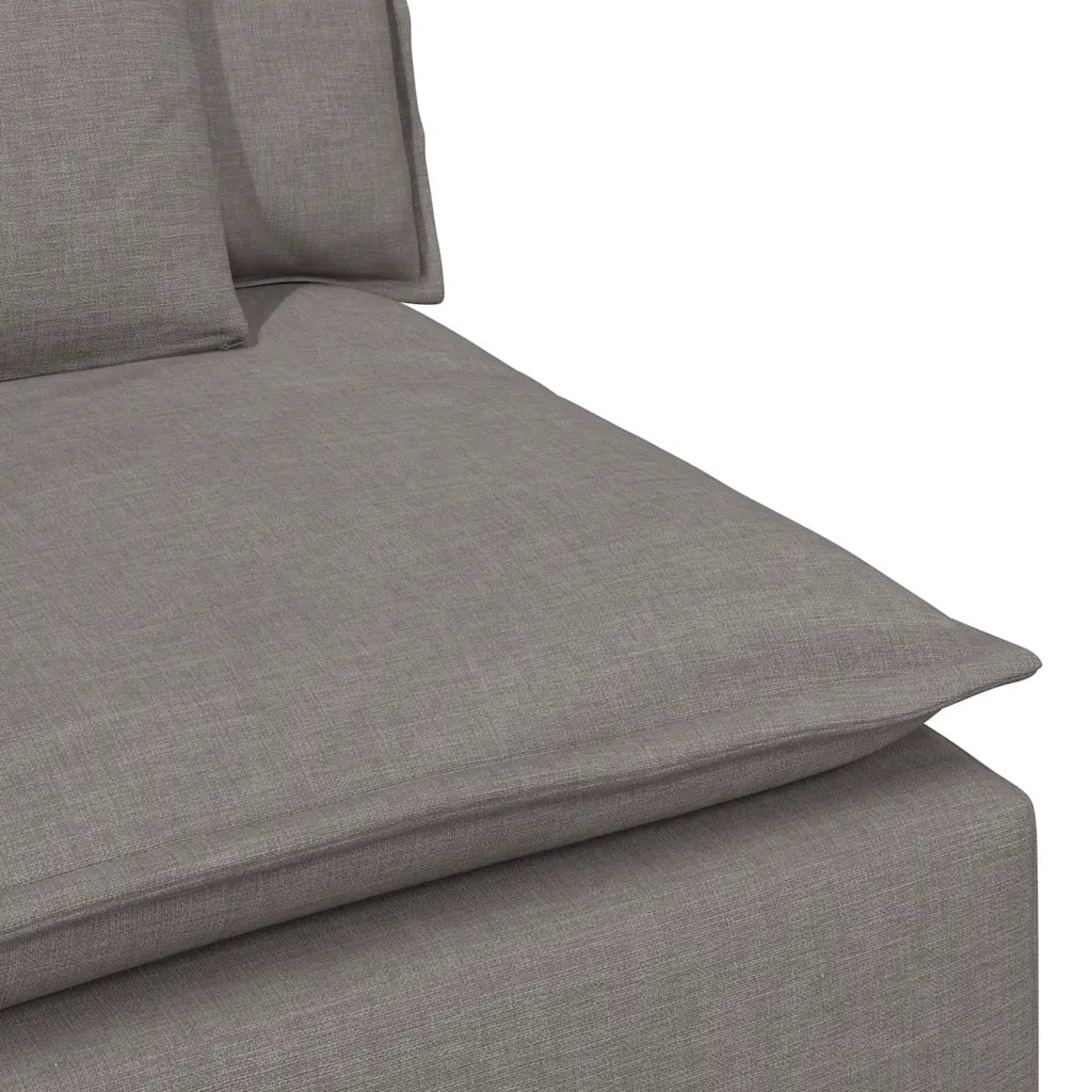 Modulo Terminale Bracciolo Divano Modulare con Cuscini 100 cm 4104392