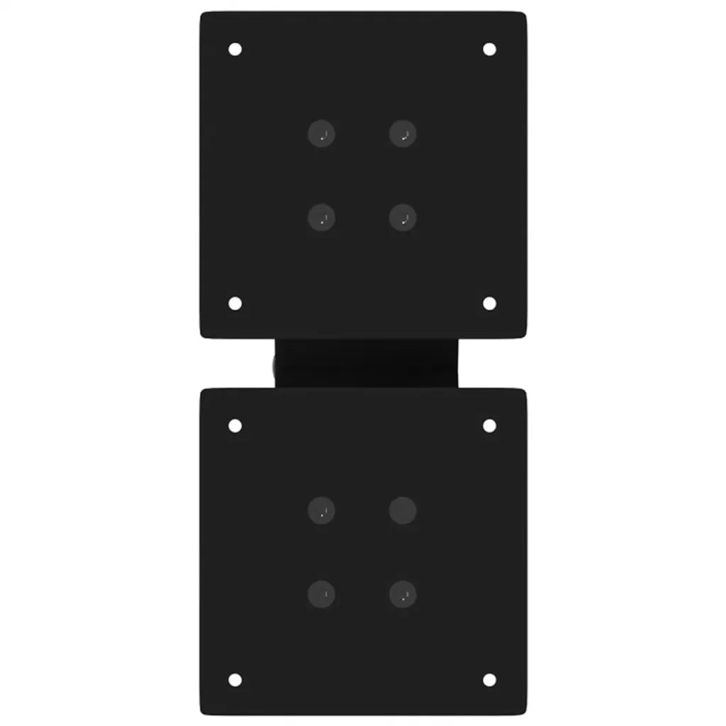 Gambe per Tavolino da Caffè a Forma di X 2 pz Nere 40x(30-31) cm Acciaio 4012932
