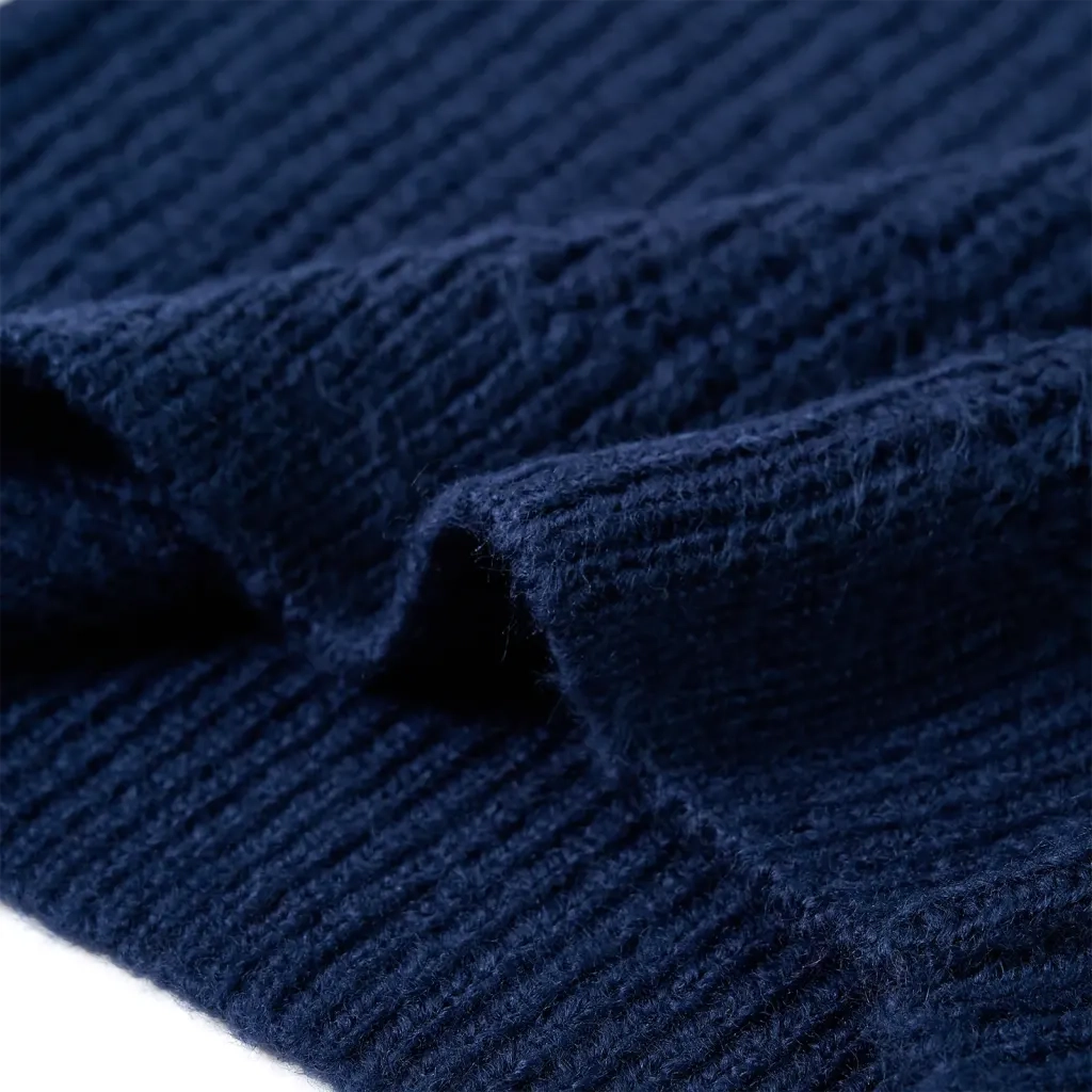 Maglione per Bambini Lavorato a Maglia Blu Marino 140