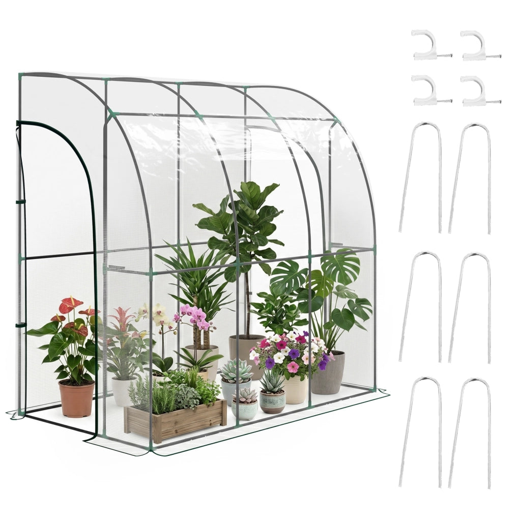 Serra da giardino ¨C zephmum ¨C Trasparente 214x118x212 cm