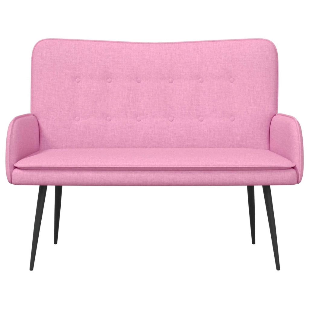 Divano a 2 Posti Rosa 115 x 61 x 87 cm Tessuto 42028912