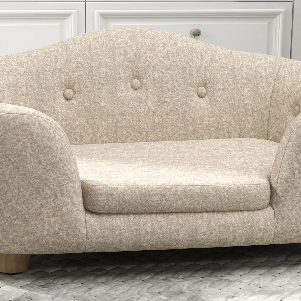 Letto per animali con cuscino ¨C Minimal ¨C crema 70x47x30 cm