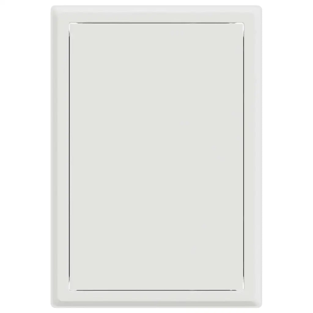 vidaXL Pannello di Accesso Bianco 20 x 30 cm Acciaio