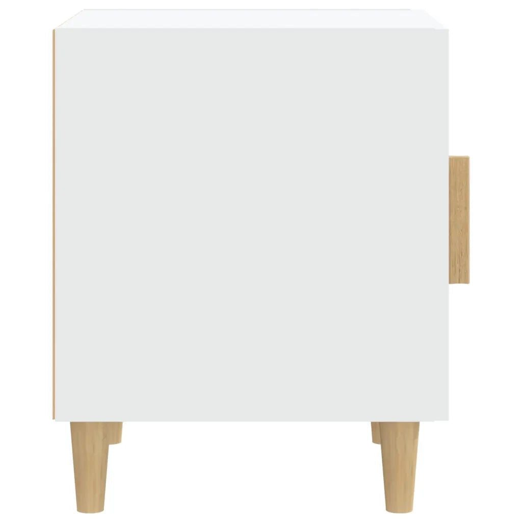 Comodino Bianco in Legno Multistrato 812042
