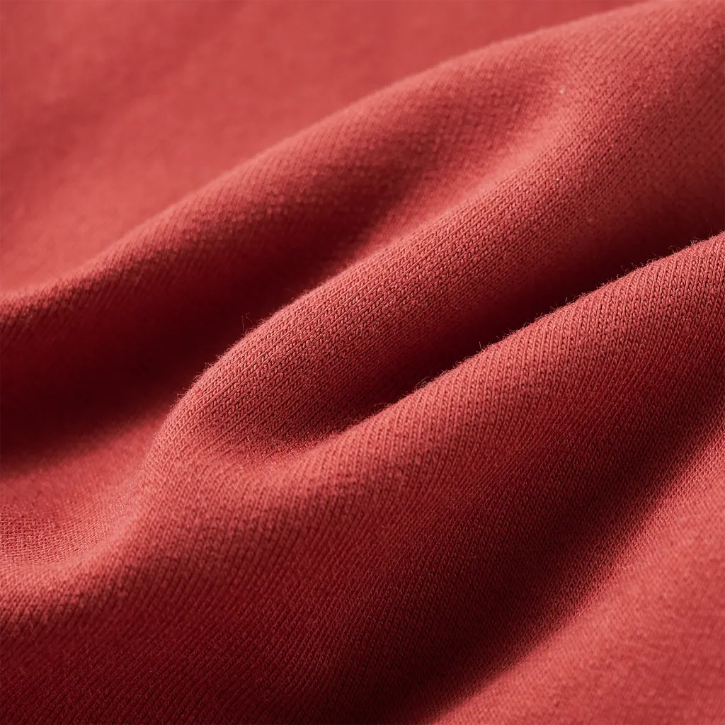 Felpa con Cappuccio per Bambini Rosso Bruciato 104